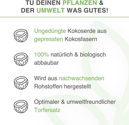 10X Kokoserde / Kokosziegel / Kokossubstrat / Kokoshumus