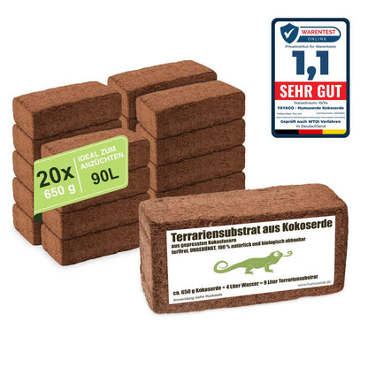 20X Terrariensubstrat / Einstreu / Bodengrund