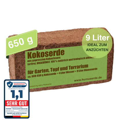 1X Kokoserde / Kokosziegel / Kokossubstrat / Kokoshumus