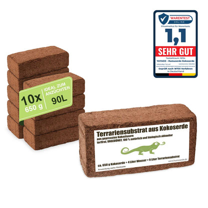 10X Terrariensubstrat / Einstreu / Bodengrund